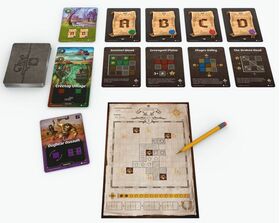 Cartographers: A Roll Player Tale Components